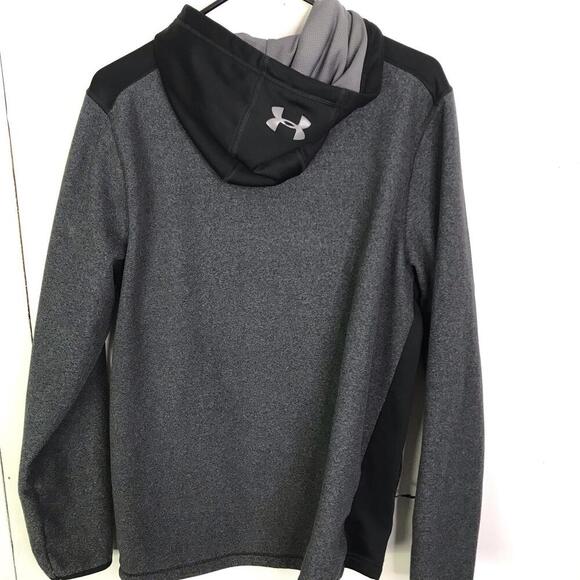 Under Armour Jacket Mens M Infrared Coldgear Full Zip Hood Loose Fit Athleisure - Picture 2 of 9